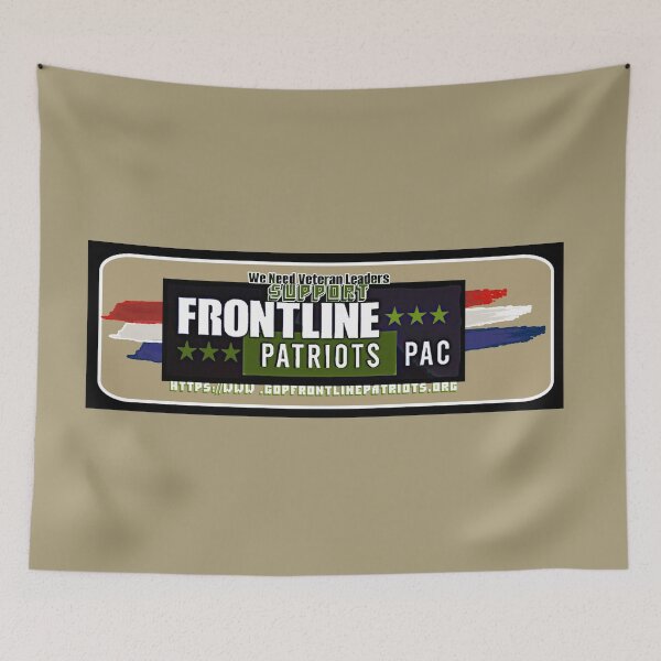 Artikelvorschau, SUPPORT FRONTLINE PATRIOTS PAC, schaut es euch an entworfen und verkauft von THE AMERICAN TEEVANGELIST.