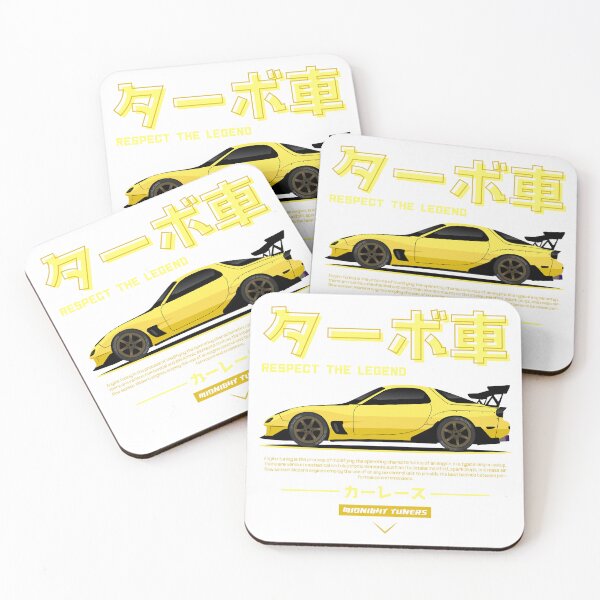 Item preview, Yellow JDM RX 7 FD3 s Legend designed and sold by RacingSize.