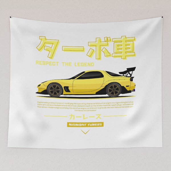 Item preview, Yellow JDM RX 7 FD3 s Legend designed and sold by RacingSize.