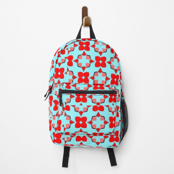Item preview, Modern Trendy Patterns - Red and Light Blue designed and sold by hernandezmfotografia.