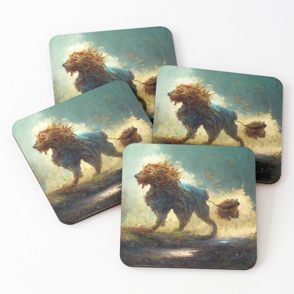 Item preview, Fantasy lion turning back, going to fight Art  designed and sold by Arulsha.
