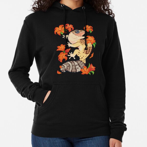 Fire lily gecko Lightweight Hoodie