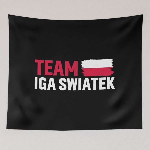 Item preview, Team Iga Swiatek Poland Flag designed and sold by DallinLebsack.
