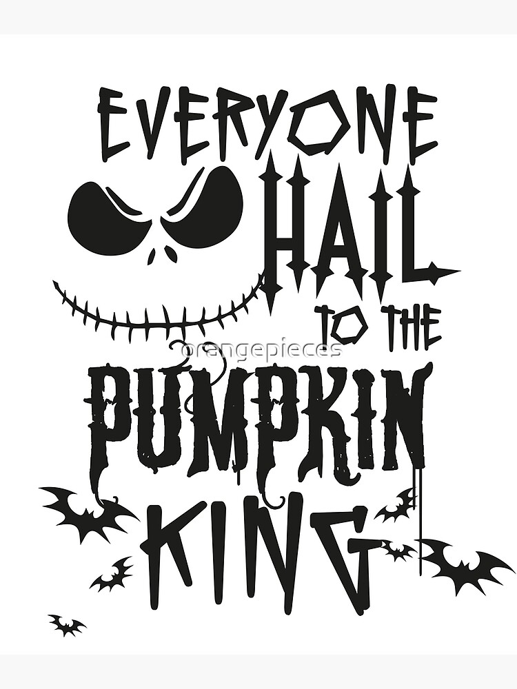 all hail the pumpkin king shirt