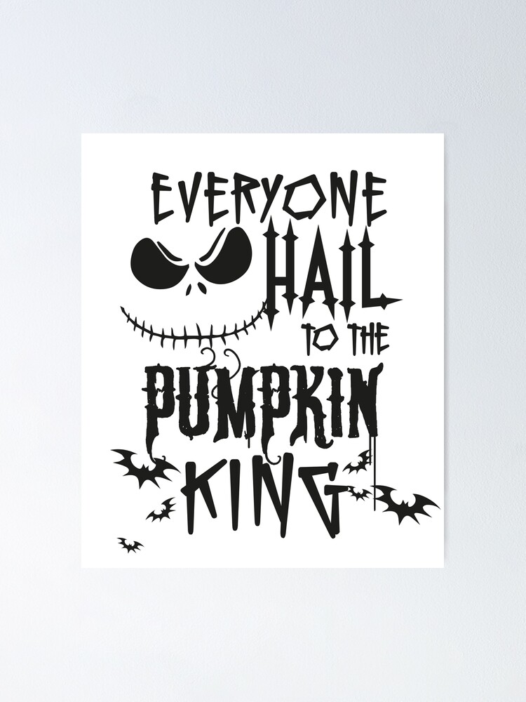 all hail the pumpkin king shirt