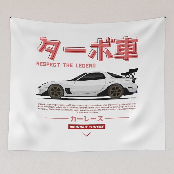 Item preview, White JDM RX 7 FD3 s Legend designed and sold by RacingSize.