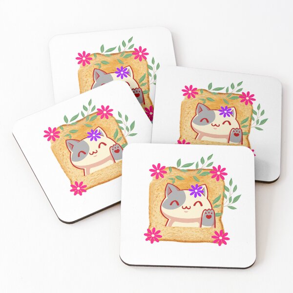 Item preview, Cat flower toast designed and sold by Shahd  Design.