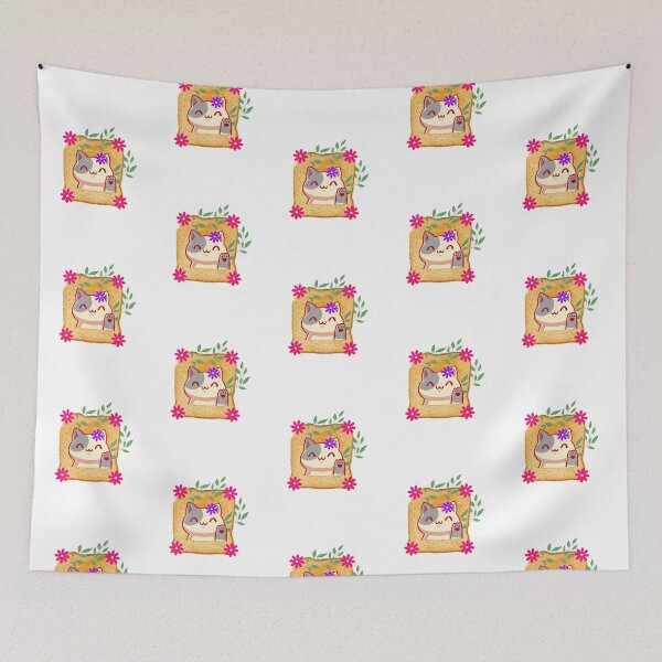Item preview, Cat flower toast designed and sold by Shahd  Design.