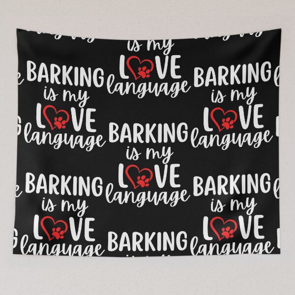 Item preview, Barking Is My Love Language Design pour les propriétaires de chiens ✧  allbum, tour ,fans ,funny, happy, Anime Lover , hommes ART-DARRELLG  designed and sold by Art-DarrellG.