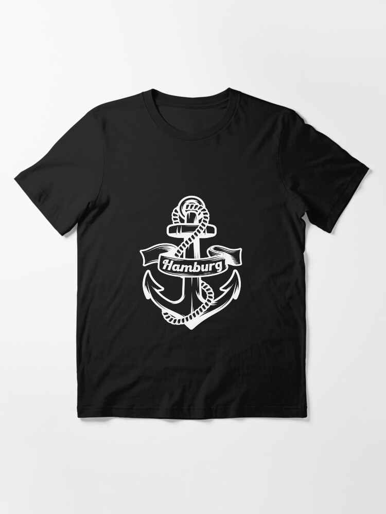 Hamburg Sweatshirt Mit Anker Design - Retro Style Hansestadt