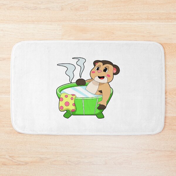 Item preview, Meerkat at Bathing in Bathtub designed and sold by Snabdesign84.