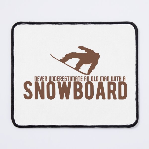 Item preview, Never Underestimate An Old Man With A Snowboard/Snowboard / Snowboard Gift/ Snowboard Lover/ Funny Snowboard designed and sold by Alexa5454.