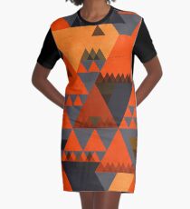 Indian Summer Graphic T-Shirt Dress