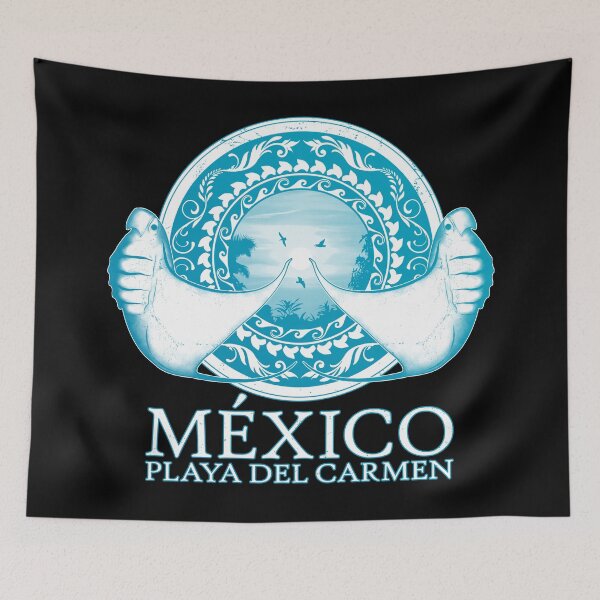 Item preview, Manta Ray Playa del Carmen designed and sold by NicGrayGraphic.