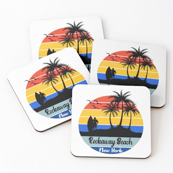 Item preview, Rockaway Beach Seaside Retro Sunset designed and sold by mountainadora.