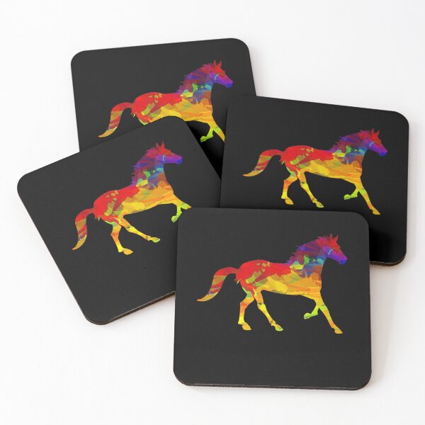Item preview, Colorful Horse Horseback Riding Equestrian Horse Lover designed and sold by Kevins16.