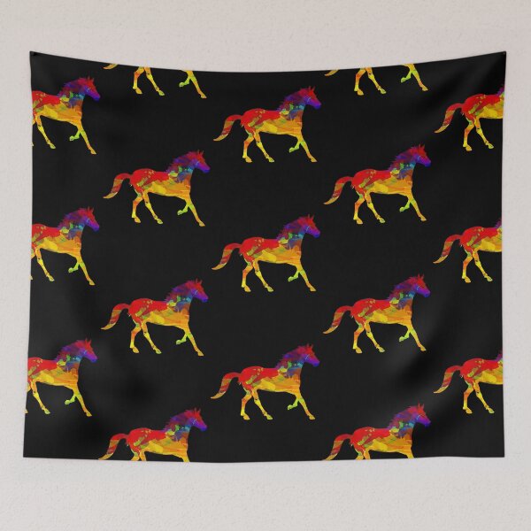 Item preview, Colorful Horse Horseback Riding Equestrian Horse Lover designed and sold by Kevins16.