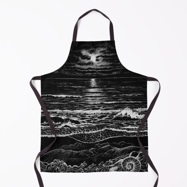Item preview, Moonlight Beach (scraperboard) designed and sold by Painting By Nature.