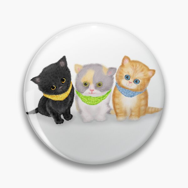 Item preview, Cute Kittens Wearing Bandanas designed and sold by LeopardyNonsense.