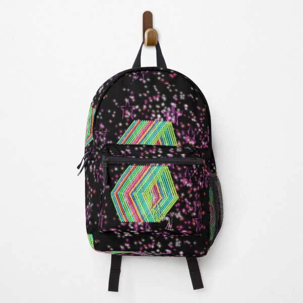 Item preview, Her Space Geometry Dark Background - Collage Animation designed and sold by jolabrese.