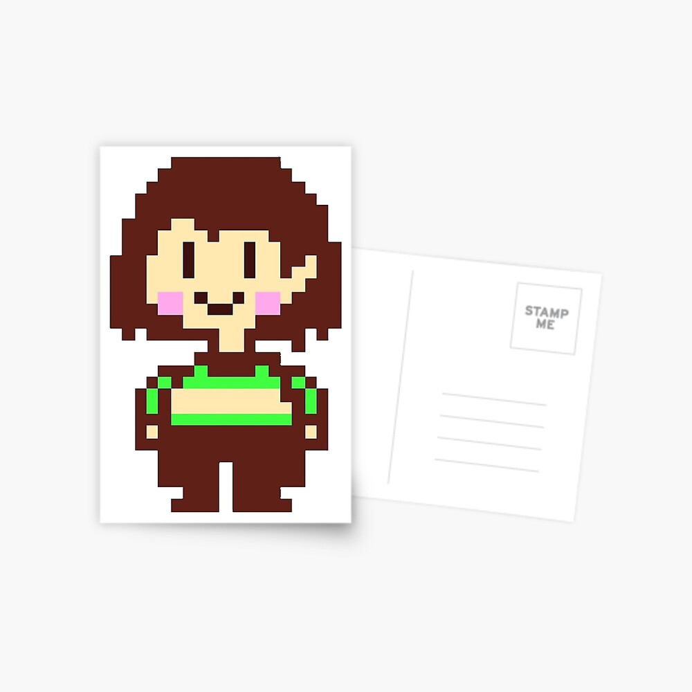 Carte Postale Chara Dreemurr Undertale Hq Par Crypko Redbubble