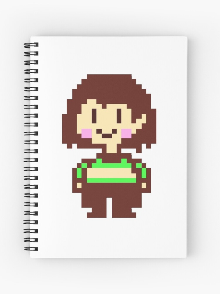 Chara Dreemurr Undertale Hq Spiral Notebook By Crypko Redbubble
