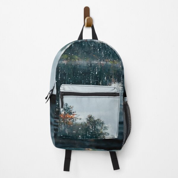 Item preview, Foggy Lake Falling Raindrops On A Rainy Autumn Day designed and sold by Unwind-Art-Work.