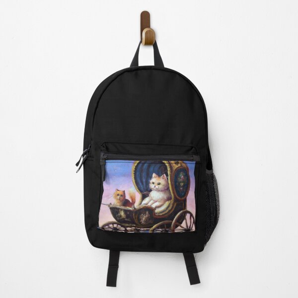 Item preview, Felicity and Addy the Cats, riding in a carriage (Romanticism) designed and sold by thecatandkettle.