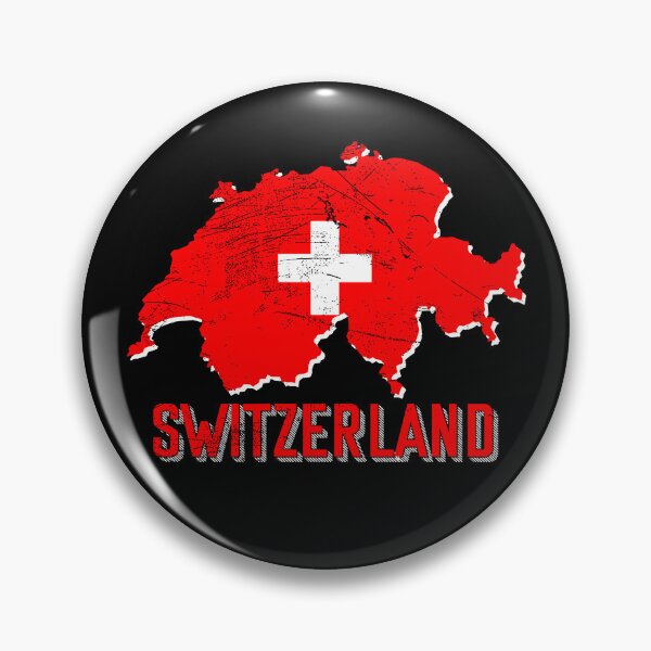 Artikelvorschau, Schweiz Flagge Landkarte entworfen und verkauft von Mila1946.