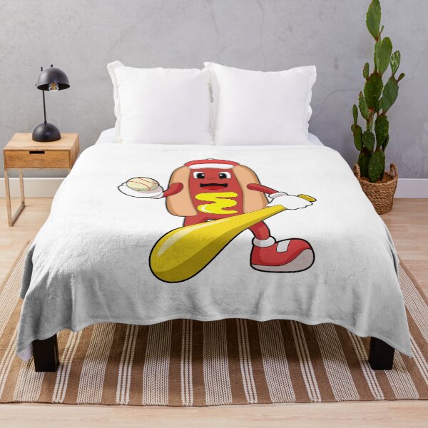 Item preview, Hotdog at Baseball with Baseball bat designed and sold by Snabdesign84.