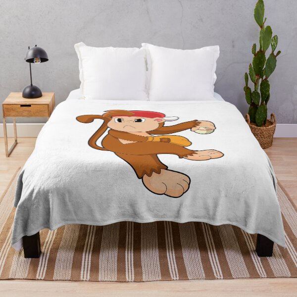 Item preview, Monkey at Baseball with Baseball glove designed and sold by Snabdesign84.