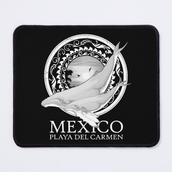 Item preview, Humpback whales Playa del Carmen designed and sold by NicGrayGraphic.