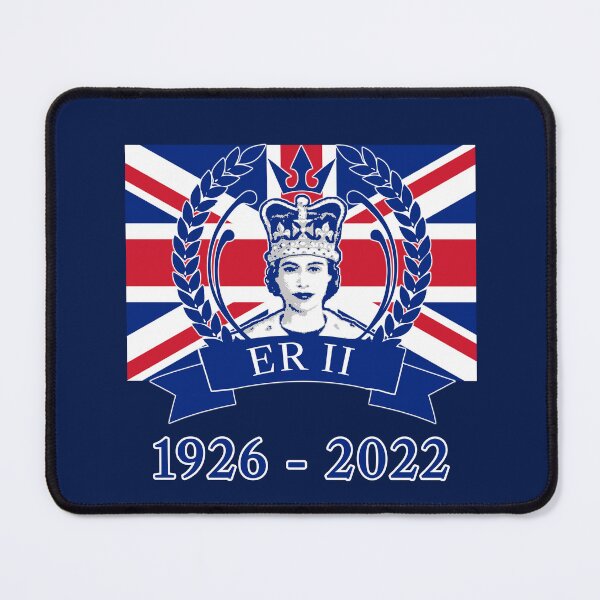 Item preview, Queen Elizabeth II 1926-2022 Commemorative with Union Jack designed and sold by Greenbaby.