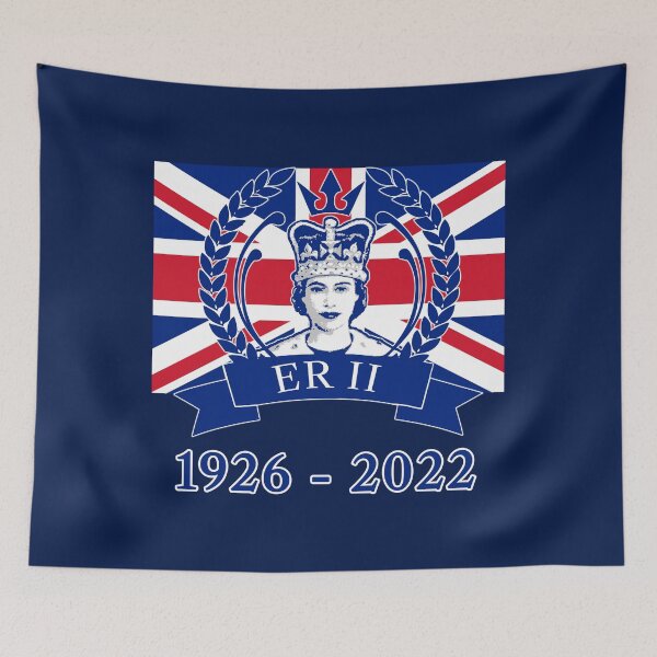 Item preview,  Queen Elizabeth II 1926-2022 Commemorative with Union Jack designed and sold by Greenbaby.