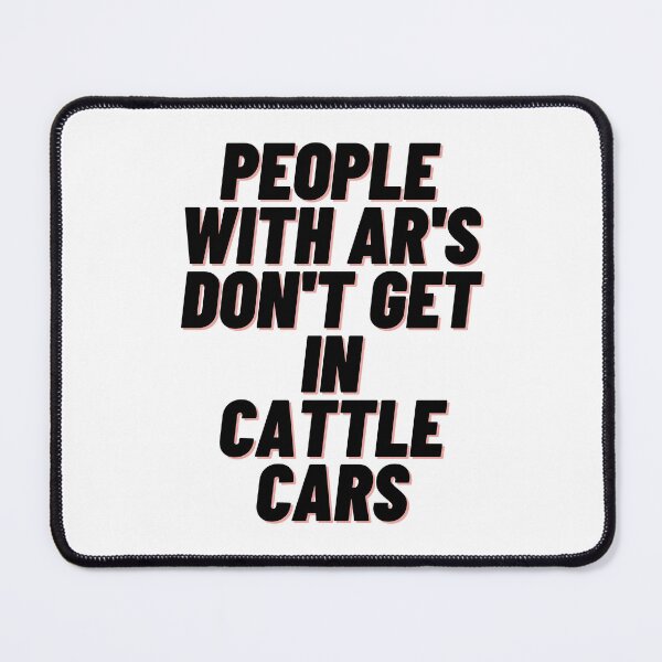 Item preview, People Ar's Don't Get In Cattle Cars Classic T-Shirt designed and sold by ZACKBLOO.