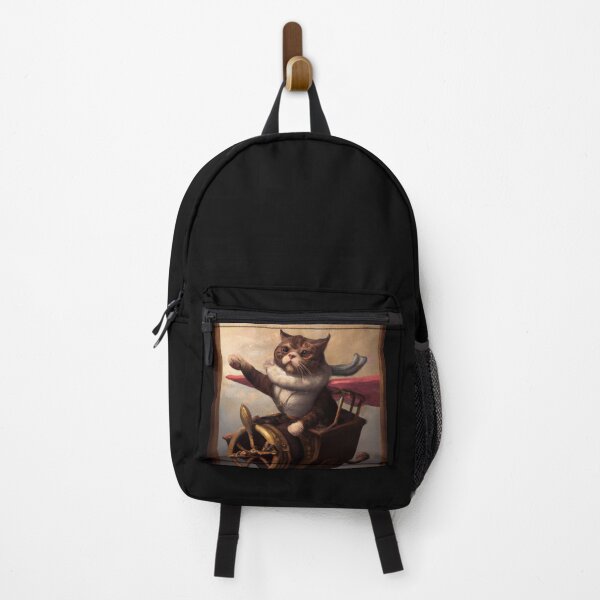 Item preview, Archimedes the Cat, inventor of the flying machine (Romanticism) designed and sold by thecatandkettle.