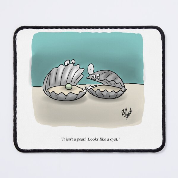 Item preview, Funny Percenters Medical Oyster Cartoon Humor designed and sold by abbottoons.