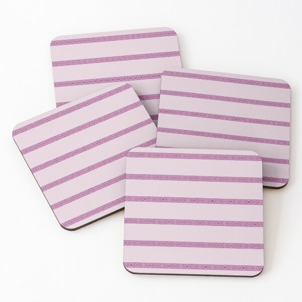 Item preview, Stripes Pattern Boho Vibes Abstract Lines on a Grayish Lilac Background designed and sold by Beachy.