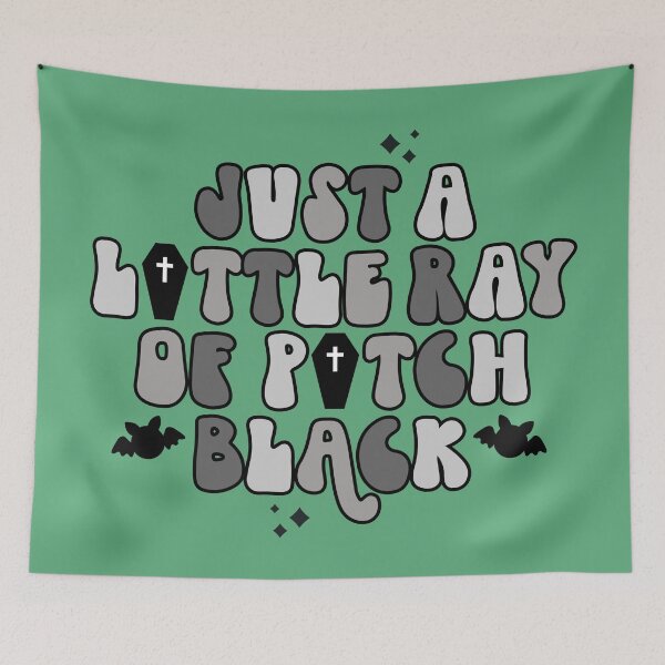Item preview, Just A Little Ray Of Pitch Black designed and sold by S Cube Design.