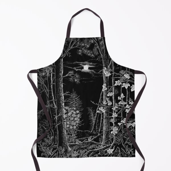 Item preview, Moonlight Woodland (scraperboard) designed and sold by Painting By Nature.