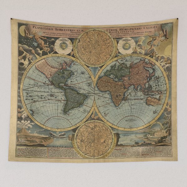 Item preview, Vintage Map of The World designed and sold by Pabrionacchi.