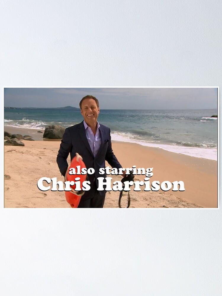 Alternate view of Chris Harrison Poster