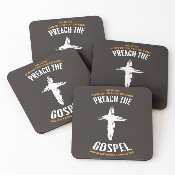 Item preview, Preach The Gospel Cross Quote designed and sold by MrEddie10.