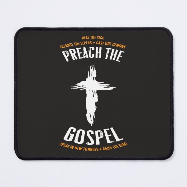 Item preview, Preach The Gospel Cross Quote designed and sold by MrEddie10.