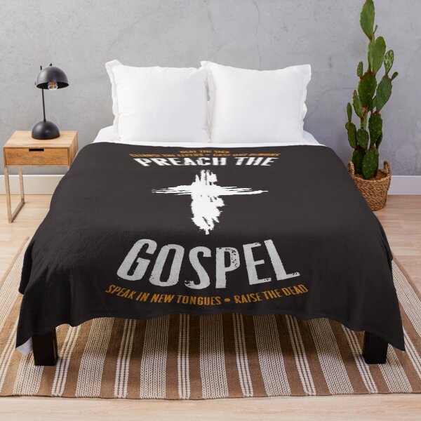 Item preview, Preach The Gospel Cross Quote designed and sold by MrEddie10.