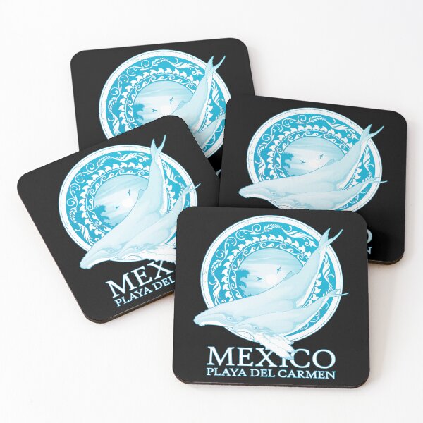 Item preview, Humpback whales Playa del Carmen designed and sold by NicGrayGraphic.