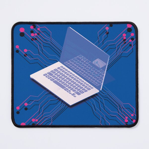 Item preview, Notebook Isometric Vector Desktop with Open Laptop designed and sold by JeLoTall.