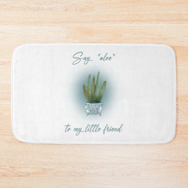 Item preview, Aloe Vera Plant Pun - Say "Aloe" To My Little Friend designed and sold by molamode.