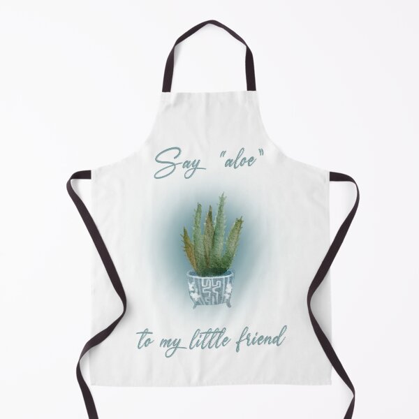Item preview, Aloe Vera Plant Pun - Say "Aloe" To My Little Friend designed and sold by molamode.