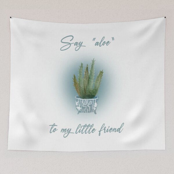 Item preview, Aloe Vera Plant Pun - Say "Aloe" To My Little Friend designed and sold by molamode.